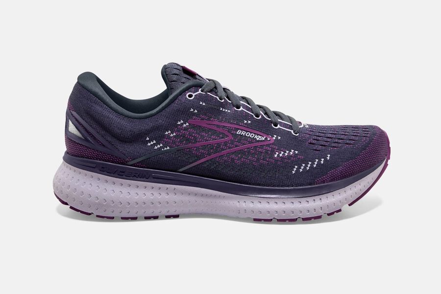 Brooks Glycerin 19 Road Löparskor Dam - Svarta/Lila - 9431-NHACX